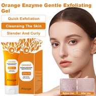 Orange Gel Gentle Facial Cleansing Exfoliating Gel Eco Enzyme Scrub Gentle Scrub