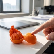 Decompression Orange Ornament 3d Printed Toy Fruit Toy Decompression F3w1