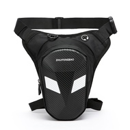 [Authentic] Waterproof Cycling Leg Bag Reflective Motorcycle Waist Bag Outdoor Sports Travel Crossbo