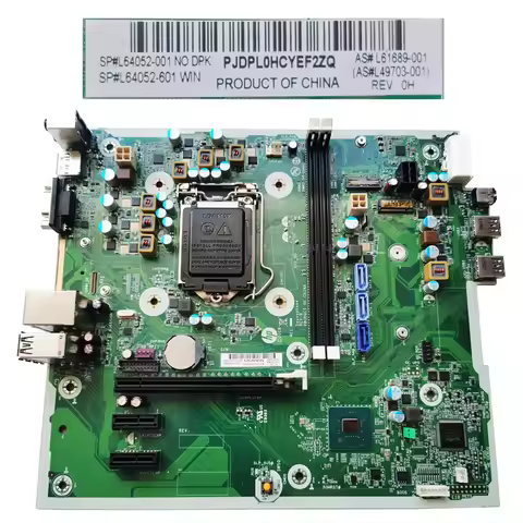 NEW L64052-601 Used For HP ProDesk 400 G6 MT Motherboard L64052-001 L61689-001 B360 1151 8th 9th DDR
