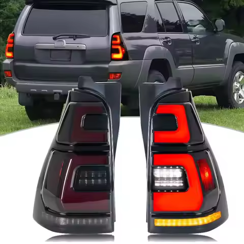 For Toyota 4Runner LED Tail Lights 2003-2009 for 4 Runner 4-runner LED Rear Lamps Signal DRL Brake R
