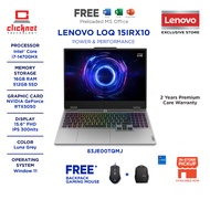 LENOVO LOQ 15IRX10  83JE00TQMJ LAPTOP ( i7-14700HX,16GB RAM ,512GB SSD, RTX5050 8GB,15.6" FHD IPS,14