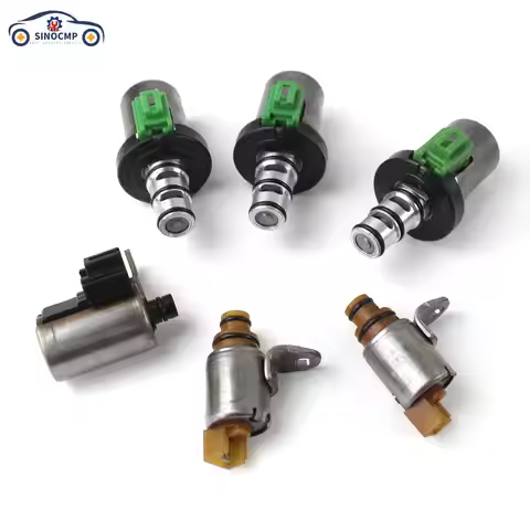 4F27E 48420K-R FN4A-EL 6PCS Transmission Solenoid Kit Shift EPC PWM For Mazda 2 3 5 6 CX-7 MPV Ford 