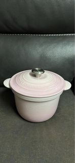 Lc Cocotte Every 20 鑄鐵鍋 Shell Pink (銀色鍋蓋頭)