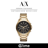[Official Warranty] Armani Exchange AX2611 Men's Chronograph Gold-Tone Stainless Steel Watch