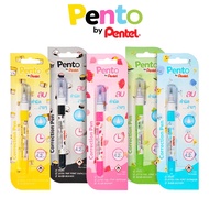 ลิควิด Pentel ลาย Pento (1 แท่ง) ลิควิดเปเป้อร์ ปากกาลบคำผิด น้ำยาลบคำผิด เพนเทล Correction Pen [S24