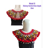 Model 15 - dayak lotus necklace / dayak necklace / dayak bead necklace / bead necklace / kalimantan 