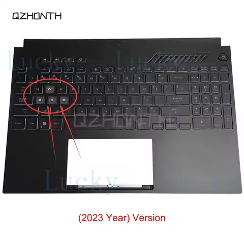 F (2023) for ASUS TUF Gaming A15 F15 FX507 FA507 Palmrest with US Backlit Keyboard