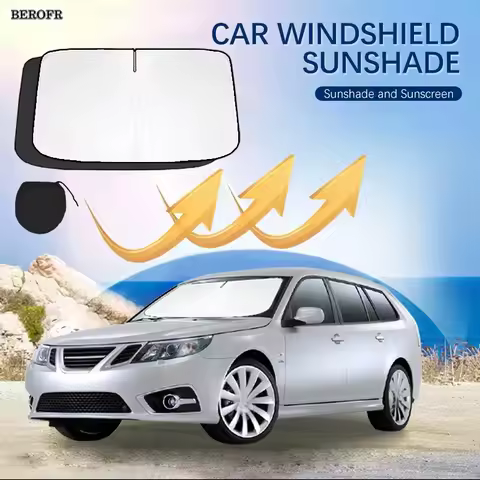 Car Windshield Sun Shade Covers Front Window Sunscreen UV Parasol For Saab 9-3 Summer Car Accessorie