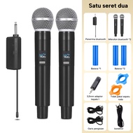 COD Mic Professional Wireless Microphone Double isi 2 Fleco M-13 / Mic Wireless Karaoke Fleco M-13 /