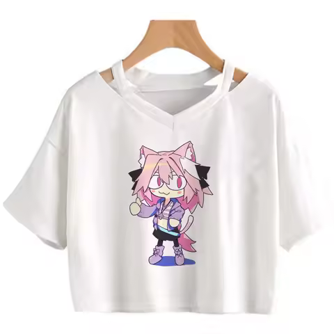 Femboy fairycore streetwear 90s crop top Woman fairycore Harajuku cyber y2k clothes t-shirts