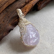 【共生石】紫方解石共生水晶項鍊 / 天然原石