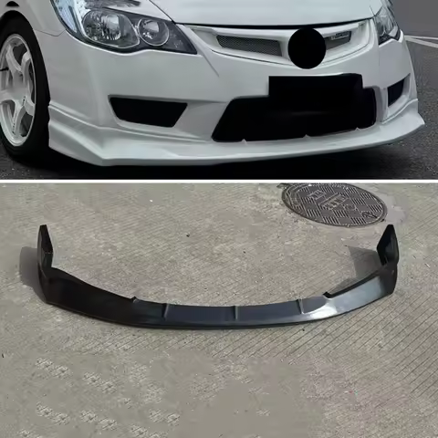 Unpainted Car Front Lip Shovel Assembly For Honda Ciimo FD2 2012-2015 Modified New Style Auto Access