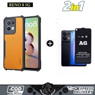 2IN1 Shockproof Case OPPO RENO 8 4G 8 5G 8 PRO 5G 7 5G 7 4G 7z 5G 6 4G A16E A16K Bonus Tempered Glas