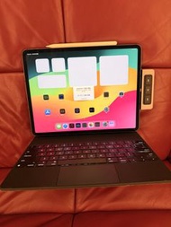 二手 第五代 12.9寸 m1 iPad pro連magic keyboard,appel pencil & usb-c hub iPad Pro 12.9-inch (5th Gen) with M
