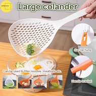 Colander besar Noodle Strainer Large Food Strainer Kitchen Strainer Noodle Colander Long Handle Heat