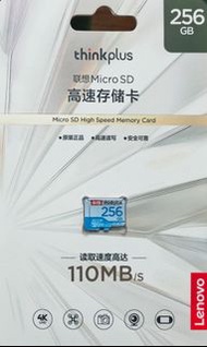 全新未開 聯想 Thinkplus Micro SD 記憶卡 256GB V30 A2 U3 TF Pocket 3 Pocket 4 GoPro