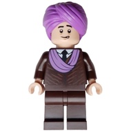 Original Lego Harry Potter - Professor Quirinus Quirrell (Dark Brown Robe, Medium Lavender Turban) 7