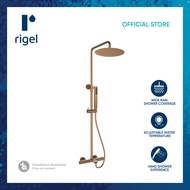 [Pre-Order] RIGEL Thermostatic Brushed Copper Rain Shower Set W2-R-TSME14418T (BrCu) - Delivery Mid - End May