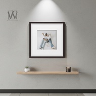 30x30 CM SQUARE FRAME BLACK AND WHITE