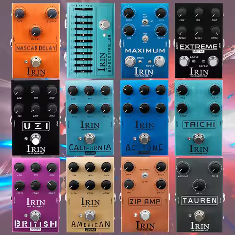 IRIN Guitar Effect Pedal Overdrive Distortion Speakers Analog Classic British Rock Effect Electric B