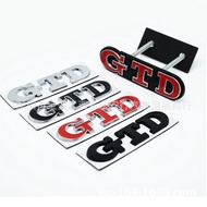 Suitable for Car GTD Golf 6 GTD Metal Label Car Sticker Metal Label Tail Label Sticker Net Label