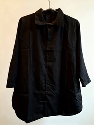 Tunik Hitam Polos Premium Korean Style
