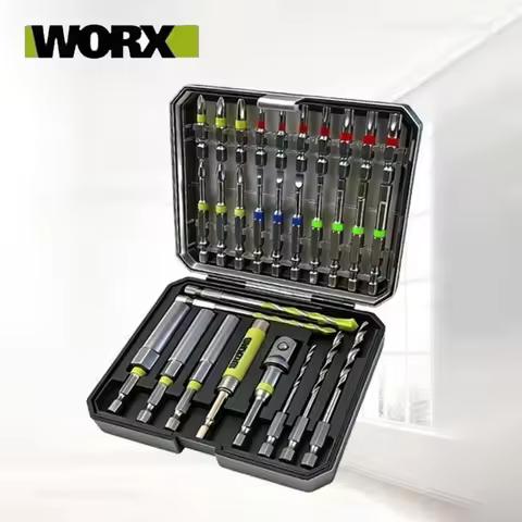Original Worx WA9978 WA1626 WA1149 Drill Bits Set with Phillips Hexagon Torx Extend Rod Twist Sleeve