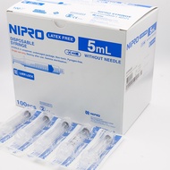 Plastic Syringe (Without Needle) NIPRO 5ml. LOCK Head Type (LUER LOCK)