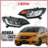 Honda Jazz Fit 2014-2021 VLAND RS Headlamp Headlight FLRS Head Lamp Head Light Facelift GK5 Jazz GK 