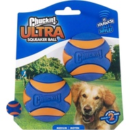Chuckit Ultra Squeaker Fetch Balls for s, Floats, Medium 2.5in, 2 71P5