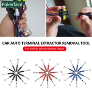 POKERFACE 8/11/18pcs Car Auto Terminal Extractor Removal Tool Kit Car Electrical Connector Release W