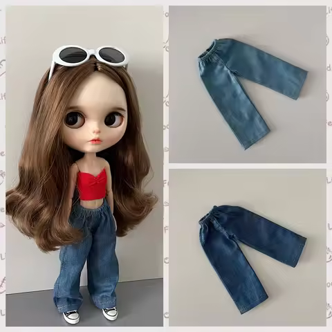 New Blyth Clothes Wide Leg pants/Jeans for Blyth OB24 Azone Pullip Dolls Accessories