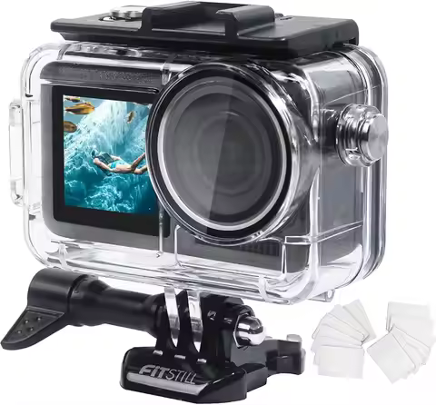 Diving case compatible with DJI Osmo Action 5 Pro, Action 4, Action 3, Osmo Action 5Pro/4/3 camera p