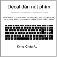 Lenovo ideaPad 3 button Decal 15ADA6, 15ALC6, 15ITL6 (82H8, 82MD; - 15ABA7 (82RN), 15IAU7 (82RK)
