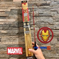 READYSTOCK - ORIGINAL POKEE IRONMAN MARVEL SHRIMP ROD 1.8m 6kaki Joran Udang Galah Pokee 大头虾竿