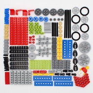Compatible Lego Technic Accessory Set 9686 Gear Axle Pin Small Track Mixed Parts Building Block Toys