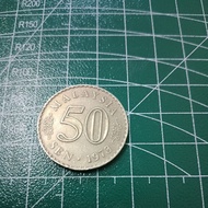 Syiling Lama Malaysia 50 sen 50 cent Coin 1973.