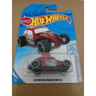 Hot Wheels - Custom Volkswagen Beetle Red Volkswagen