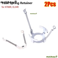 MOLIH 2Pcs Vacuum Tube Retainer Holder, Steel Spring Structure Audio Amplifier Spring Holder, Vintag