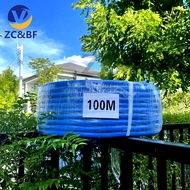 ZC&BF-สายยางรดน้ำ สายยางสีน้ำเงิน ขนาด 1/2 นิ้ว (4 หุน) เหนียว หนา ทนทาน ยาว 100 เมตร