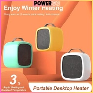 500W Mini Heater Safe Quiet Office Portable Mini Desktop Heater Fan Button Winter Warm Space No Nois