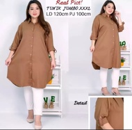 PROMO !! TUNIK POLOS JUMBO XXXL- TUNIK POLOS JUMBO- TUNIK JUMBO- TUNIK JUMBO XXXL LD 120 MODERN- TUN