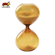 [LAHOMIA] Time Management Refined Amber-Tinted Glass Decor  Decorative Sand Clock