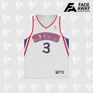 NBA Sixers Iverson Basketball Jersey #3 White - Adults & Children