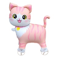 Walking Animal Balloon With Wheels, Cartoon Inflatable Pull Toy For Kids Birthday Party, I9