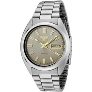 [𝐏𝐎𝐖𝐄𝐑𝐌𝐀𝐓𝐈𝐂]Seiko 5 SNXS75K1 SNXS75K Automatic Day-Date Gray Dial Stainless Steel Men's Watch