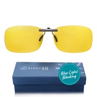 Clip On Blue Light Glasses for Computer, TV, Gaming Improve Sleep by Naturally Producing Melatonin f