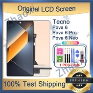Original AMOLED Tecno Pova 6 Pova 6 Pro Pova 6 Neo LCD Screen Replacement