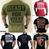 Men's Gym T-Shirt Sports Fitness Gym Casual Tops Musclefit Muscletee Cool Spandex